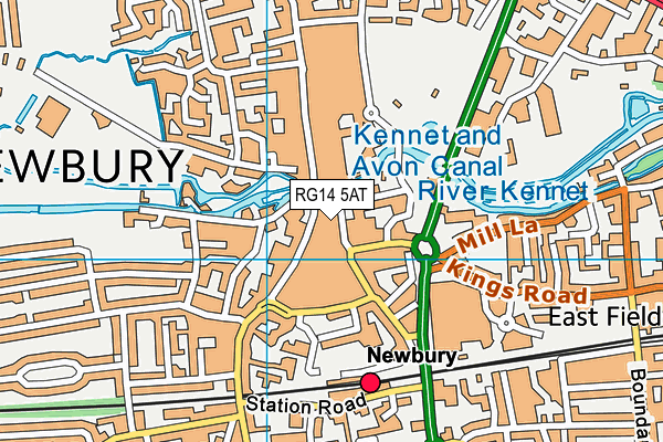 RG14 5AT map - OS VectorMap District (Ordnance Survey) RG14 5AT map - OS VectorMap District (Ordnance Survey)