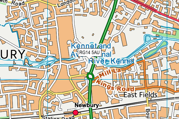 RG14 5AU map - OS VectorMap District (Ordnance Survey) RG14 5AU map - OS VectorMap District (Ordnance Survey)