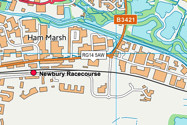 RG14 5AW map - OS VectorMap District (Ordnance Survey) RG14 5AW map - OS VectorMap District (Ordnance Survey)