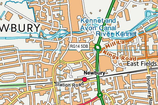 RG14 5DB map - OS VectorMap District (Ordnance Survey) RG14 5DB map - OS VectorMap District (Ordnance Survey)