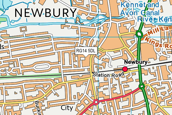 RG14 5DL map - OS VectorMap District (Ordnance Survey) RG14 5DL map - OS VectorMap District (Ordnance Survey)