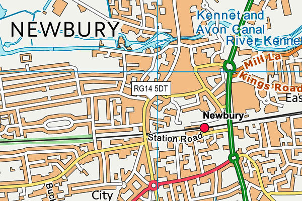 RG14 5DT map - OS VectorMap District (Ordnance Survey) RG14 5DT map - OS VectorMap District (Ordnance Survey)
