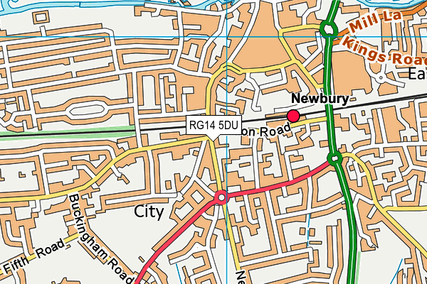 RG14 5DU map - OS VectorMap District (Ordnance Survey) RG14 5DU map - OS VectorMap District (Ordnance Survey)