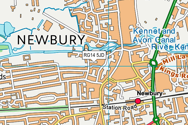 RG14 5JD map - OS VectorMap District (Ordnance Survey) RG14 5JD map - OS VectorMap District (Ordnance Survey)