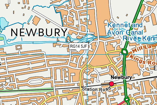 RG14 5JF map - OS VectorMap District (Ordnance Survey) RG14 5JF map - OS VectorMap District (Ordnance Survey)