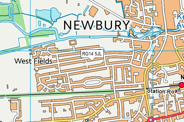 RG14 5JL map - OS VectorMap District (Ordnance Survey) RG14 5JL map - OS VectorMap District (Ordnance Survey)