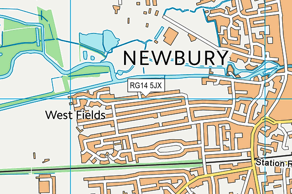 RG14 5JX map - OS VectorMap District (Ordnance Survey) RG14 5JX map - OS VectorMap District (Ordnance Survey)