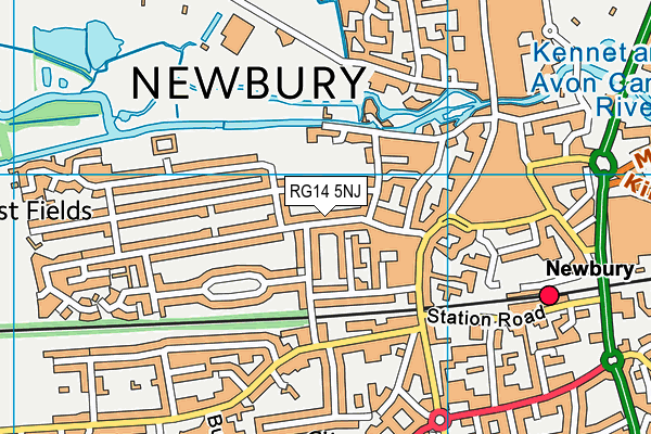 RG14 5NJ map - OS VectorMap District (Ordnance Survey) RG14 5NJ map - OS VectorMap District (Ordnance Survey)