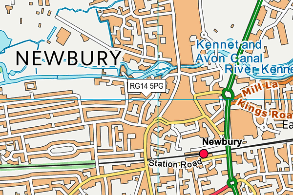 RG14 5PG map - OS VectorMap District (Ordnance Survey) RG14 5PG map - OS VectorMap District (Ordnance Survey)