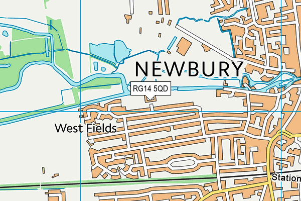 RG14 5QD map - OS VectorMap District (Ordnance Survey) RG14 5QD map - OS VectorMap District (Ordnance Survey)