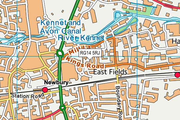 RG14 5RJ map - OS VectorMap District (Ordnance Survey) RG14 5RJ map - OS VectorMap District (Ordnance Survey)