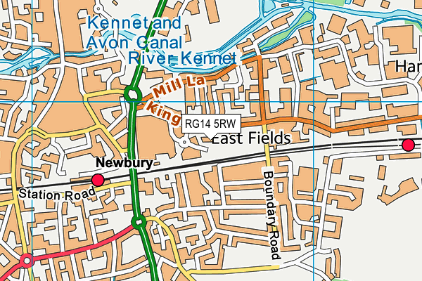 RG14 5RW map - OS VectorMap District (Ordnance Survey) RG14 5RW map - OS VectorMap District (Ordnance Survey)