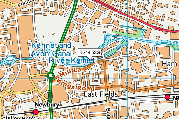 RG14 5SG map - OS VectorMap District (Ordnance Survey) RG14 5SG map - OS VectorMap District (Ordnance Survey)