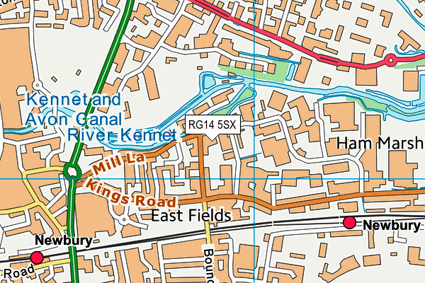 RG14 5SX map - OS VectorMap District (Ordnance Survey) RG14 5SX map - OS VectorMap District (Ordnance Survey)
