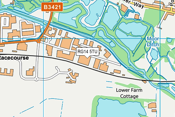 RG14 5TU map - OS VectorMap District (Ordnance Survey) RG14 5TU map - OS VectorMap District (Ordnance Survey)