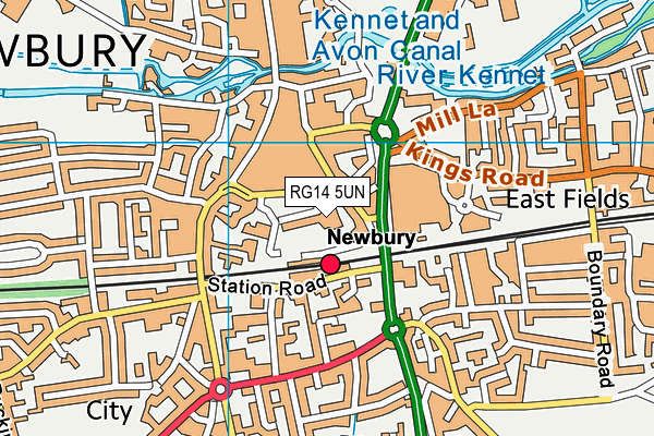 RG14 5UN map - OS VectorMap District (Ordnance Survey) RG14 5UN map - OS VectorMap District (Ordnance Survey)