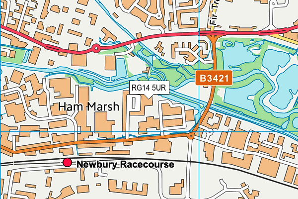 RG14 5UR map - OS VectorMap District (Ordnance Survey) RG14 5UR map - OS VectorMap District (Ordnance Survey)