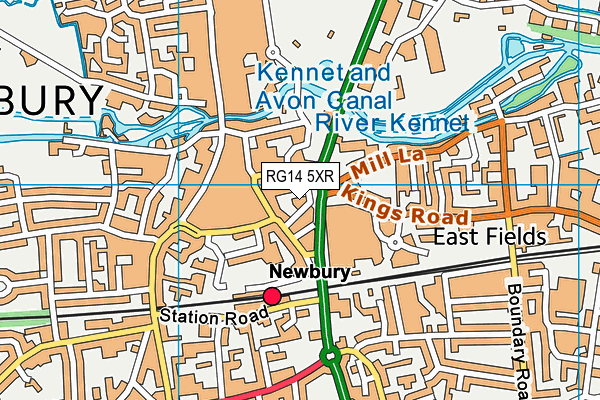 RG14 5XR map - OS VectorMap District (Ordnance Survey) RG14 5XR map - OS VectorMap District (Ordnance Survey)