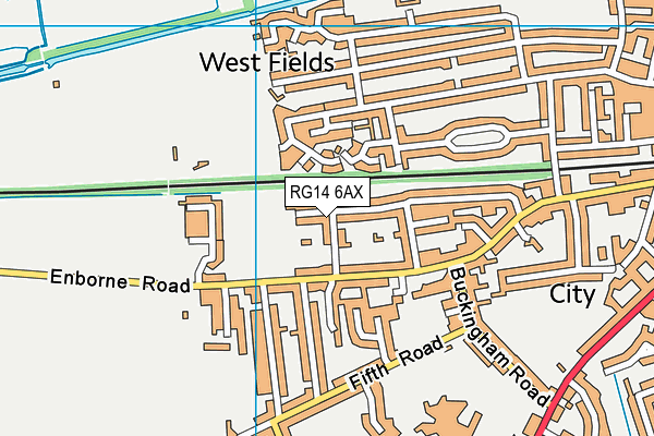 RG14 6AX map - OS VectorMap District (Ordnance Survey) RG14 6AX map - OS VectorMap District (Ordnance Survey)