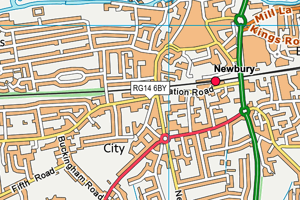 RG14 6BY map - OS VectorMap District (Ordnance Survey) RG14 6BY map - OS VectorMap District (Ordnance Survey)