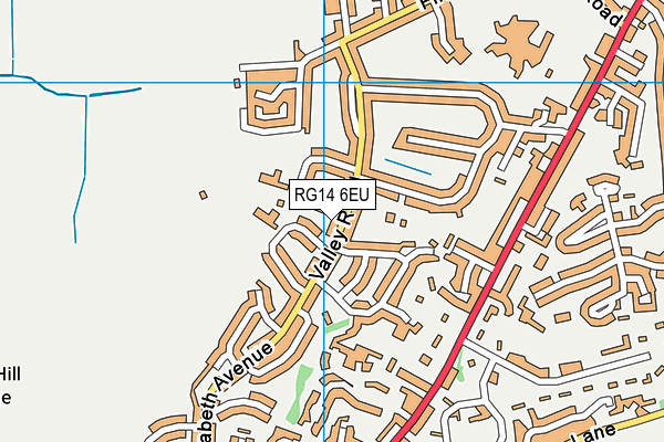 RG14 6EU map - OS VectorMap District (Ordnance Survey) RG14 6EU map - OS VectorMap District (Ordnance Survey)