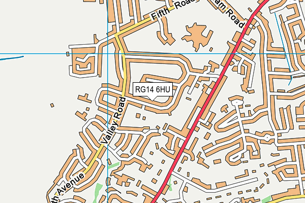 RG14 6HU map - OS VectorMap District (Ordnance Survey) RG14 6HU map - OS VectorMap District (Ordnance Survey)