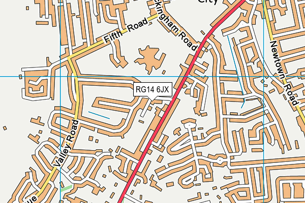 RG14 6JX map - OS VectorMap District (Ordnance Survey) RG14 6JX map - OS VectorMap District (Ordnance Survey)