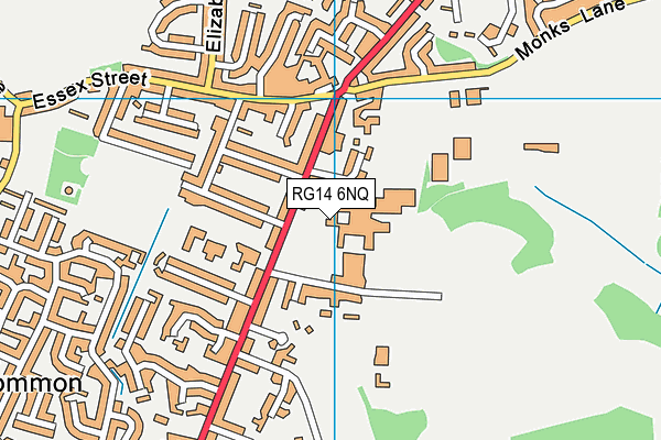 RG14 6NQ map - OS VectorMap District (Ordnance Survey) RG14 6NQ map - OS VectorMap District (Ordnance Survey)