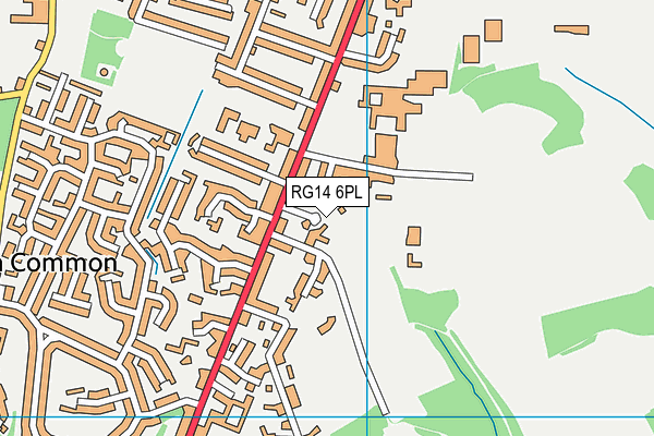 RG14 6PL map - OS VectorMap District (Ordnance Survey) RG14 6PL map - OS VectorMap District (Ordnance Survey)