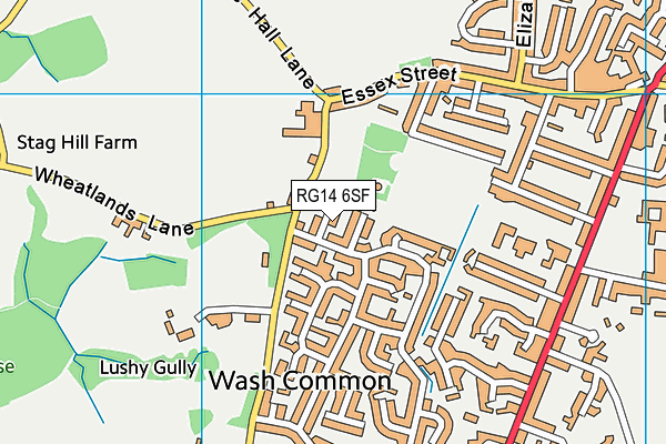RG14 6SF map - OS VectorMap District (Ordnance Survey) RG14 6SF map - OS VectorMap District (Ordnance Survey)