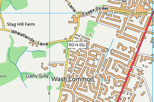 RG14 6SJ map - OS VectorMap District (Ordnance Survey) RG14 6SJ map - OS VectorMap District (Ordnance Survey)