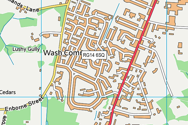 RG14 6SQ map - OS VectorMap District (Ordnance Survey) RG14 6SQ map - OS VectorMap District (Ordnance Survey)