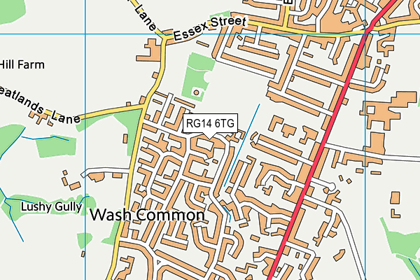 RG14 6TG map - OS VectorMap District (Ordnance Survey) RG14 6TG map - OS VectorMap District (Ordnance Survey)