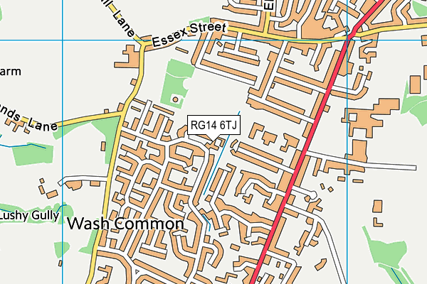 RG14 6TJ map - OS VectorMap District (Ordnance Survey) RG14 6TJ map - OS VectorMap District (Ordnance Survey)