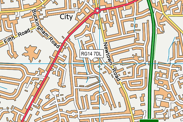 RG14 7DL map - OS VectorMap District (Ordnance Survey) RG14 7DL map - OS VectorMap District (Ordnance Survey)