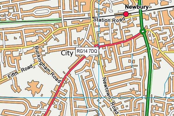 RG14 7DQ map - OS VectorMap District (Ordnance Survey) RG14 7DQ map - OS VectorMap District (Ordnance Survey)