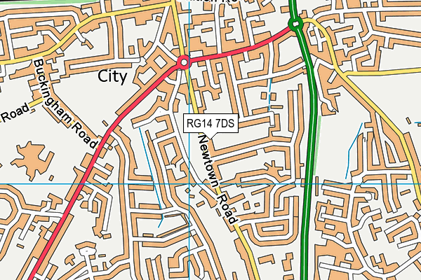 RG14 7DS map - OS VectorMap District (Ordnance Survey) RG14 7DS map - OS VectorMap District (Ordnance Survey)