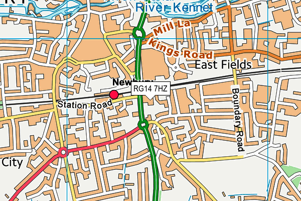 RG14 7HZ map - OS VectorMap District (Ordnance Survey) RG14 7HZ map - OS VectorMap District (Ordnance Survey)