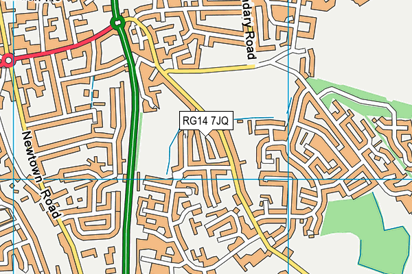 RG14 7JQ map - OS VectorMap District (Ordnance Survey) RG14 7JQ map - OS VectorMap District (Ordnance Survey)