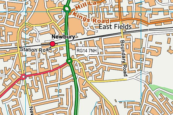 RG14 7NH map - OS VectorMap District (Ordnance Survey) RG14 7NH map - OS VectorMap District (Ordnance Survey)