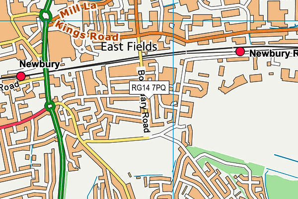 RG14 7PQ map - OS VectorMap District (Ordnance Survey) RG14 7PQ map - OS VectorMap District (Ordnance Survey)