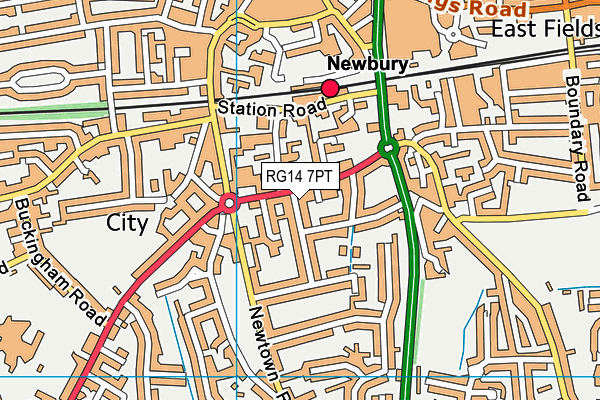 RG14 7PT map - OS VectorMap District (Ordnance Survey) RG14 7PT map - OS VectorMap District (Ordnance Survey)