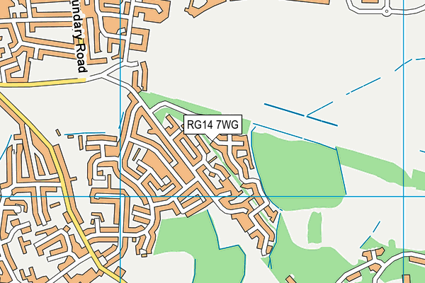 RG14 7WG map - OS VectorMap District (Ordnance Survey) RG14 7WG map - OS VectorMap District (Ordnance Survey)