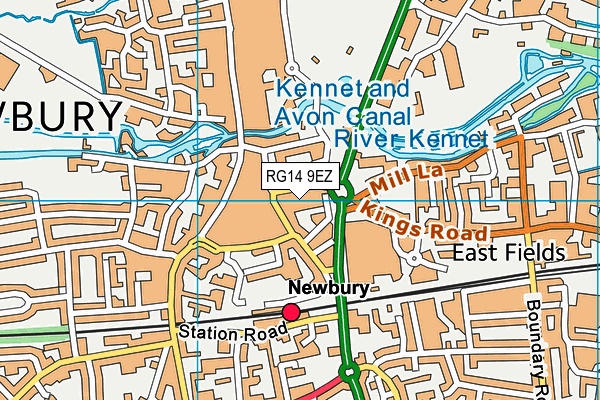 RG14 9EZ map - OS VectorMap District (Ordnance Survey) RG14 9EZ map - OS VectorMap District (Ordnance Survey)