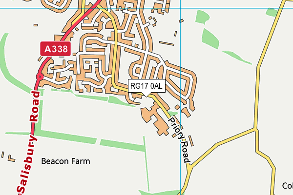 RG17 0AL map - OS VectorMap District (Ordnance Survey) RG17 0AL map - OS VectorMap District (Ordnance Survey)