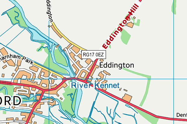 RG17 0EZ map - OS VectorMap District (Ordnance Survey)