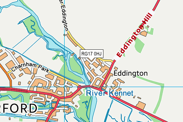 RG17 0HJ map - OS VectorMap District (Ordnance Survey) RG17 0HJ map - OS VectorMap District (Ordnance Survey)