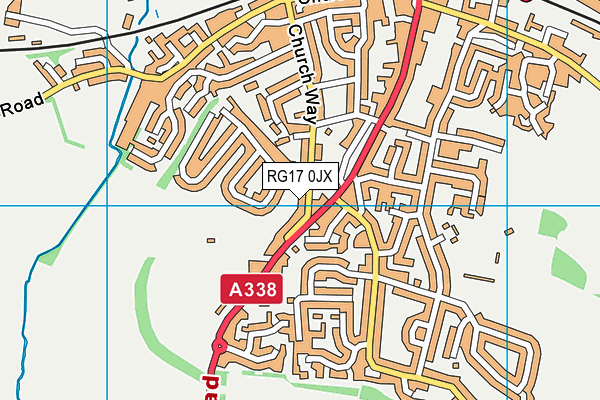 RG17 0JX map - OS VectorMap District (Ordnance Survey) RG17 0JX map - OS VectorMap District (Ordnance Survey)