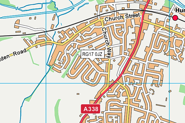 RG17 0JZ map - OS VectorMap District (Ordnance Survey) RG17 0JZ map - OS VectorMap District (Ordnance Survey)