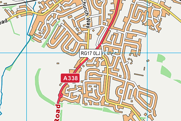 RG17 0LJ map - OS VectorMap District (Ordnance Survey) RG17 0LJ map - OS VectorMap District (Ordnance Survey)